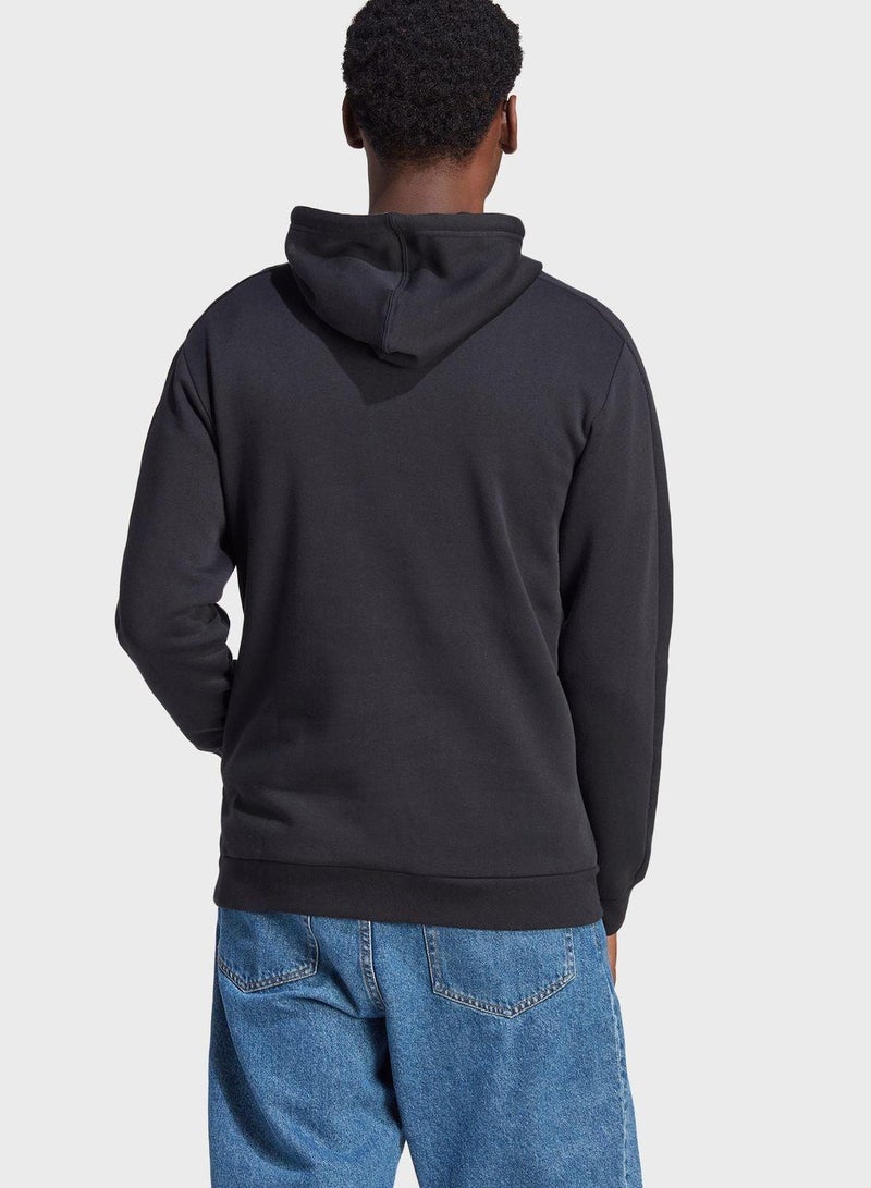 adidas بلوزة تدريب سوداء     مقاس - Image 2