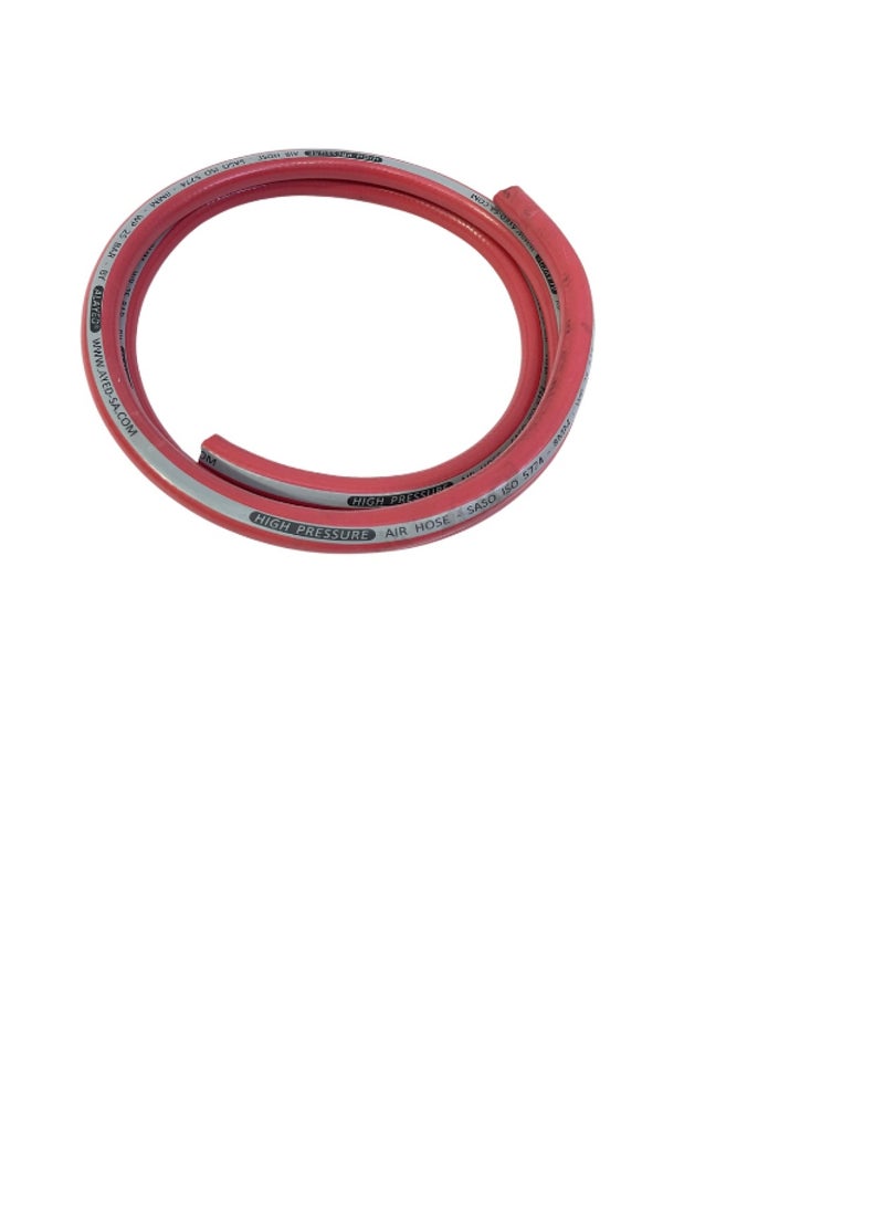 LPG Gas Cylinder Regulator with Hose (2 m 8 mm) and stainless steel clip 2 Piece - Image 3