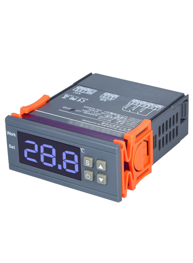 NIBEMINENT Digital Temperature Controller Gray/Orange - Image 1