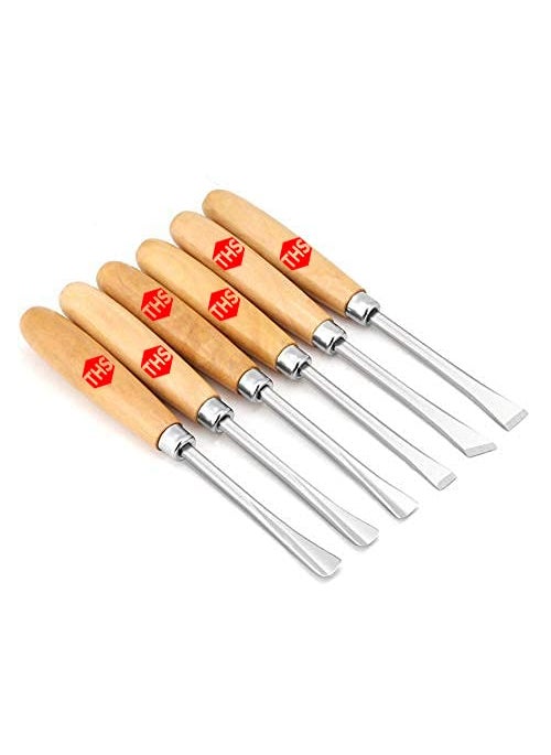 THS THS Wood Working Chisel Sets for Carpenter 6 Pcs Chisel Set 
