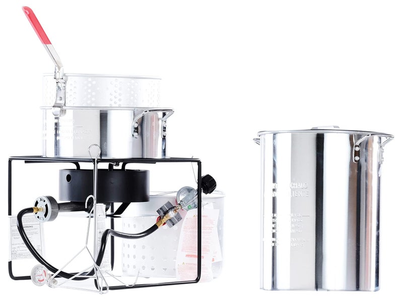 King Kooker King Kooker Turkey Fryer Outdoor Deep Frying  Boiling Package Silver Extra Large 