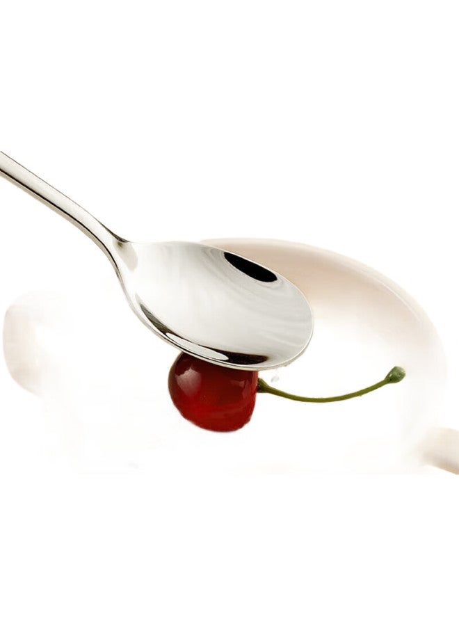 JD.com Jingzao 304 Stainless Steel Soup Ladle, Extra Large And Thick Household Serving Spoon, Korean-Style Round Spoon, 2-Piece Set - Image 2