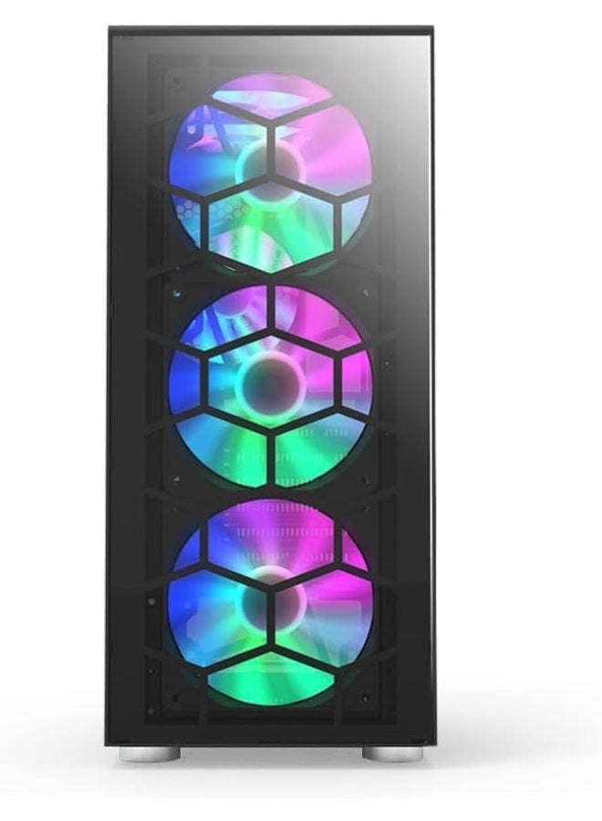 حاسوب ألعاب برج الميزانية كور i7 | RX 470 4GB رسومات | 16GB RAM | 512GB SSD | ويندوز 11 | جاهز للإنترنت عالي السرعة WIFI 6 - Image 3