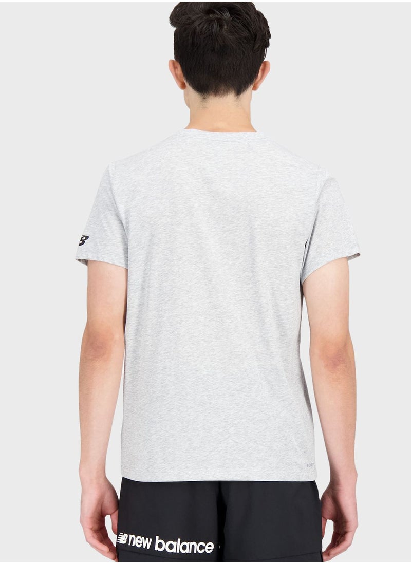New Balance - Heathertech Graphic T-Shirt - Image 1