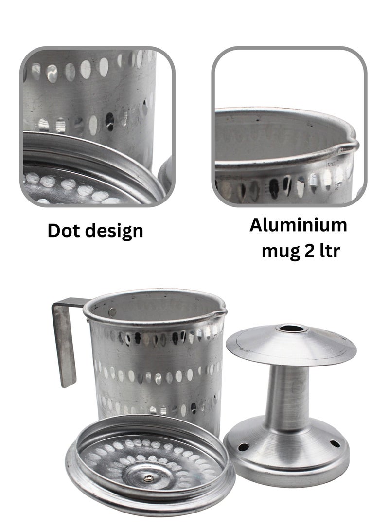 بيكي إبريق قهوة عربي ، شاي كرك ألمنيوم شاي ، غلاية قهوة عربية 2 لتر - Image 3