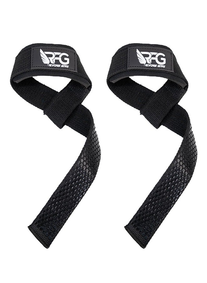 LJRN Non-Slip Lifting Straps, Gym Straps for Weight Lifting, Powerlifting, Bodybuilding & Fitness, Adjustable Wrist Support Straps for Men & Women - Strength Training Gym Accessories - Image 1