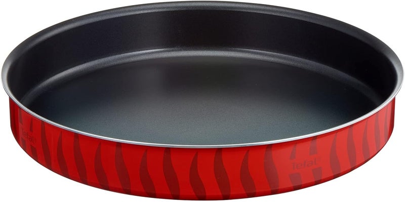 T-fal TEFAL Baking Pan | Les Spécialistes Kebbe 38 cm | Non-Stick Coating | Aluminum | Heat Diffusion | Easy Cleaning | Red | Made in France | 2 Years Warranty | J5719583 - Image 1