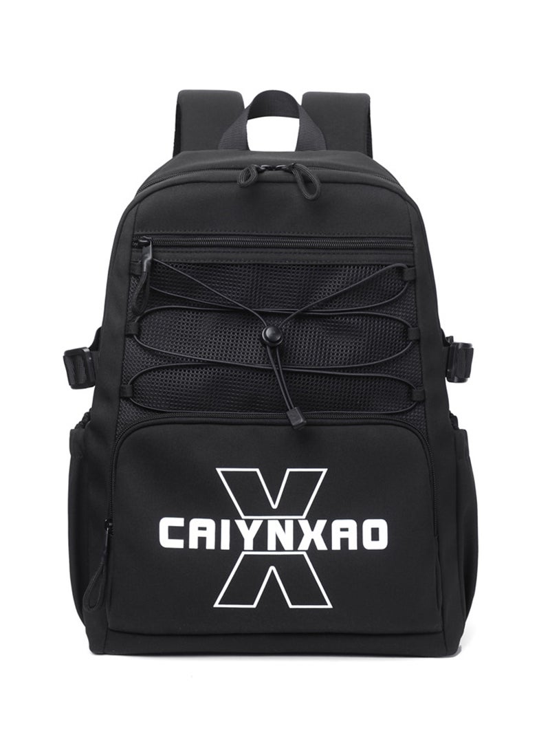 Sharpdo Black Carry on Backpack For Women Men Waterproof College Gym Backpack Lightweight Small Travel Backpack Rucksack Casual Daypack Laptop Backpacks Hiking Backpack - Image 1