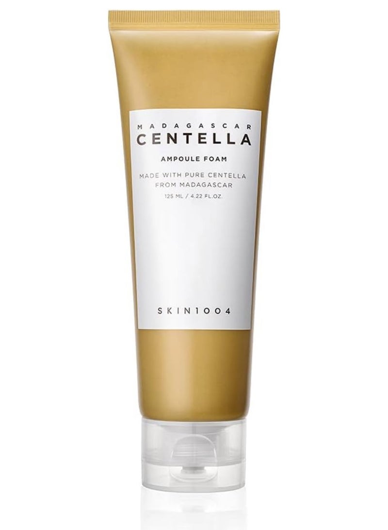 SKIN1004 Centella Ampoule Foam Cleanser 125ml - Gentle Low pH Daily Facial Cleanser for Sensitive Skin with Soothing Centella Asiatica Extract - Image 1