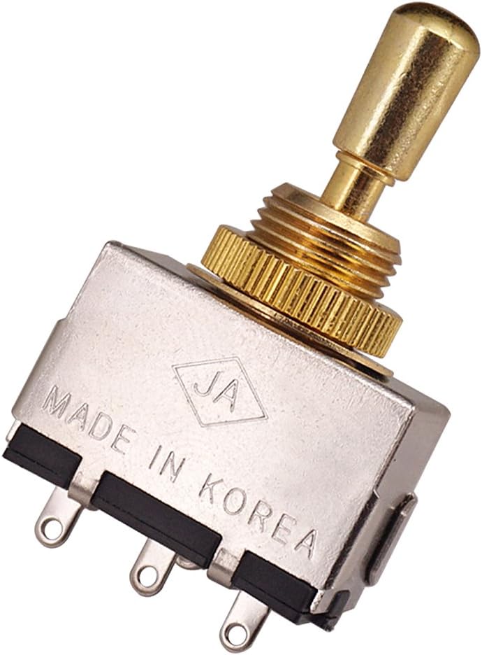 klarako Closed 3 Way Pickup Selector Switch with Knob Gold for Les Paul/Epiphone Electric Guitar Replacement Parts - Image 3