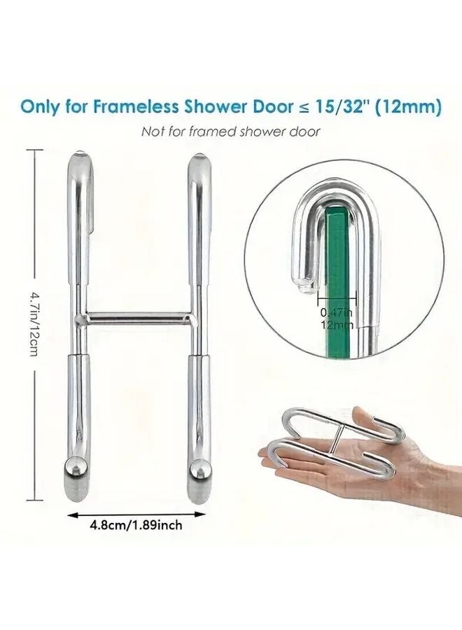 Golden Door Hook For Frameless Glass Shower Door Bathroom Towel Hook - Image 3