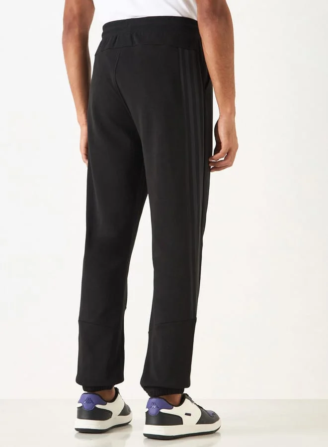 Kappa Kappa Striped Track Pants with Drawstring Closure and Pockets