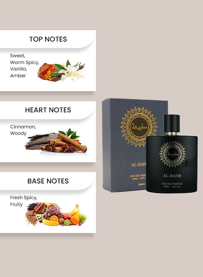 Atlantic Perfume Series Tabiea Al Bahr Arabic Parfum for Men & Women 100ML Luxurious Perfume Collection for Gents & Ladies - Image 2