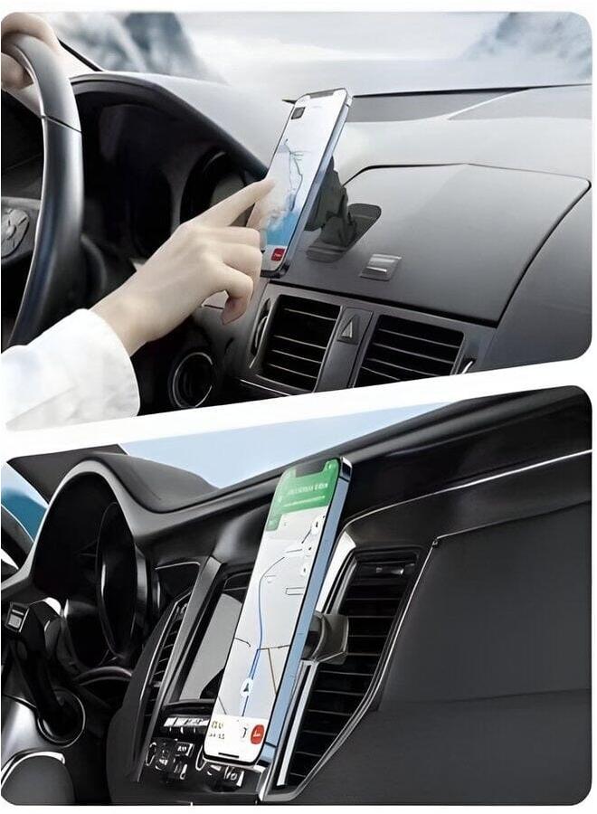 PROMASS Original Magnetic Mobile Phone Mount Holder For Car Office Or Home 2 In 1 On Any Surface Or In The Car Air Conditioner Vent - Image 2