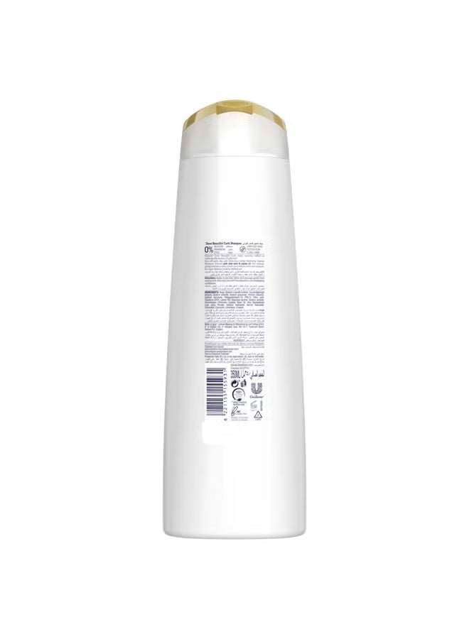 Dove Beautiful Curls shampoo, low sulfate, infused with aloe vera & jojoba oil, gently removes product build-up to restore shine and mositure for a clean hydrated, healthy curls 350ml - Image 3