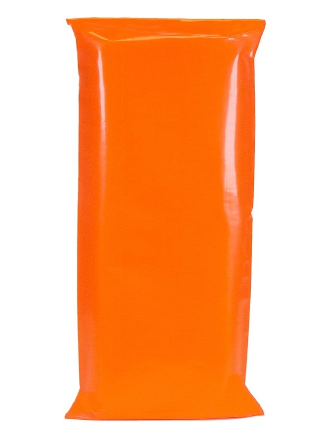 PrimaCare IS-5124 Padded Wood Splint with Vinyl Casing for Fractured Limb, Full Arm, Leg, 24", Orange - Image 3