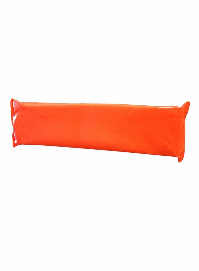 PrimaCare IS-5124 Padded Wood Splint with Vinyl Casing for Fractured Limb, Full Arm, Leg, 24", Orange - Image 1