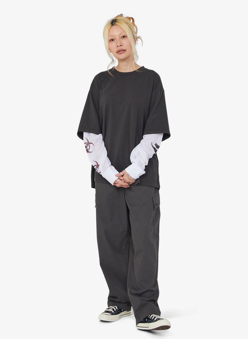 HUF LEON LS DOUBLE LAYER TOP - Image 3
