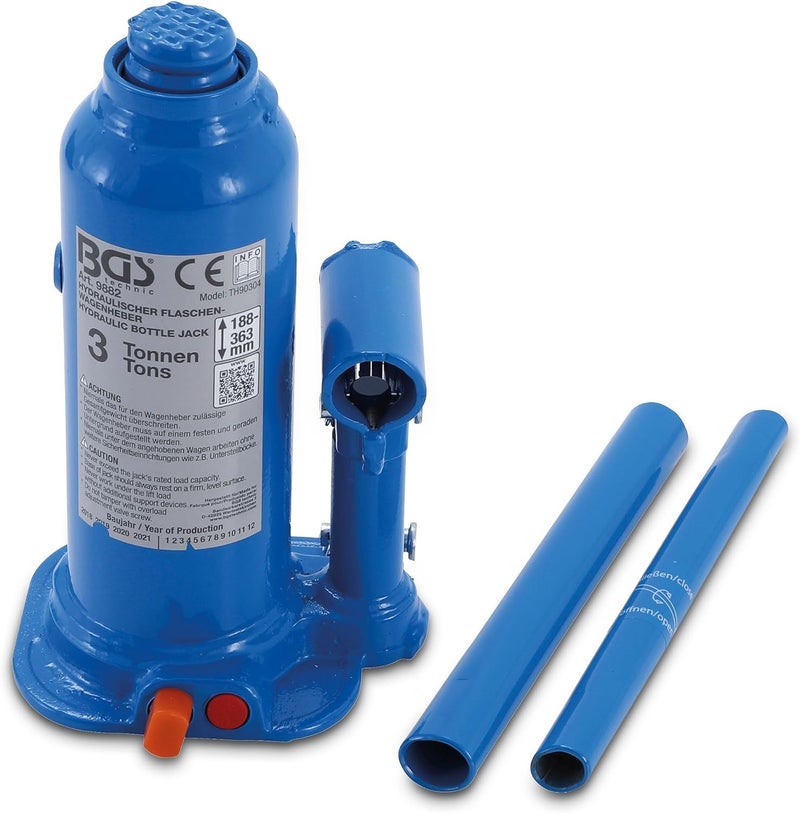 Hydraulic Bottle Jack - 3 t