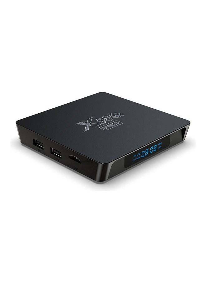 اكس 96 X96Qpro جهاز تلفزيون Android 4K UHD مع ذاكرة وصول عشوائي سعتها 4 جيجابايت وذاكرة قراءة فقط 32 جيجابايت X96Q Pro أسود  - Image 1