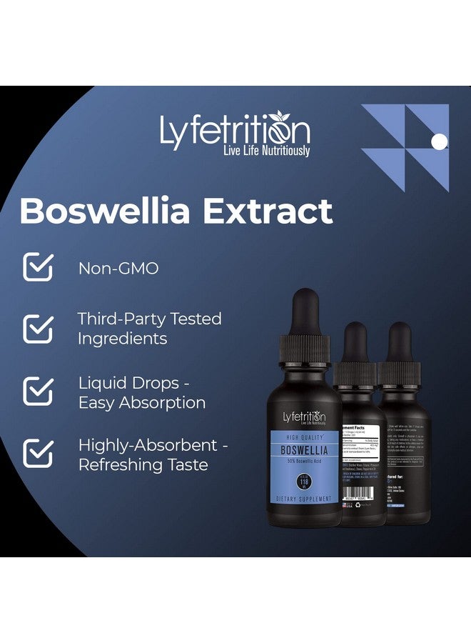 Lyfetrition Boswellia 455 mg, 4 Oz Liquid, 220 Servings, Made in USA, Quick Absorption, Quality Potent Ingredients, Third-Party Tested, Non-GMO, GMP Certified, Cruelty-Free Products - Image 5