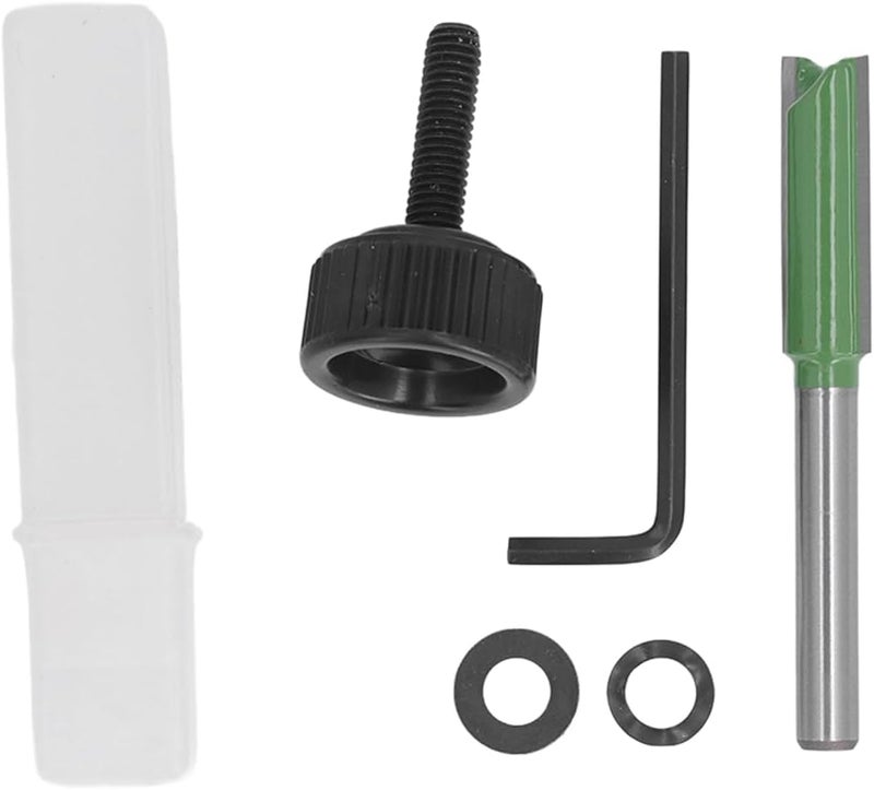 Invisible Fastener Slotting Bracket, Aluminum Alloy Wood Router Slotting Locator for 65mm Trimming Machine, Adjustable Wood Trimmer Bracket for 13-36mm Boards - Image 3