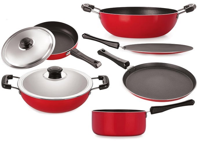 NON-STICK ALUMINIUM KITCHENWARE COOKING COMBO ITEM