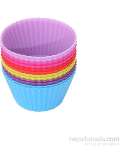 Alsepeteavm Silicone Mini Muffin Cup Set of 12