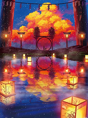 Pintoo Jigsaw Puzzles 1200 Piece for Adults Floating Lantern Festival Beautiful Plastic Puzzle for Home Decor Zero Dust Easy Storage H2413 - Image 1