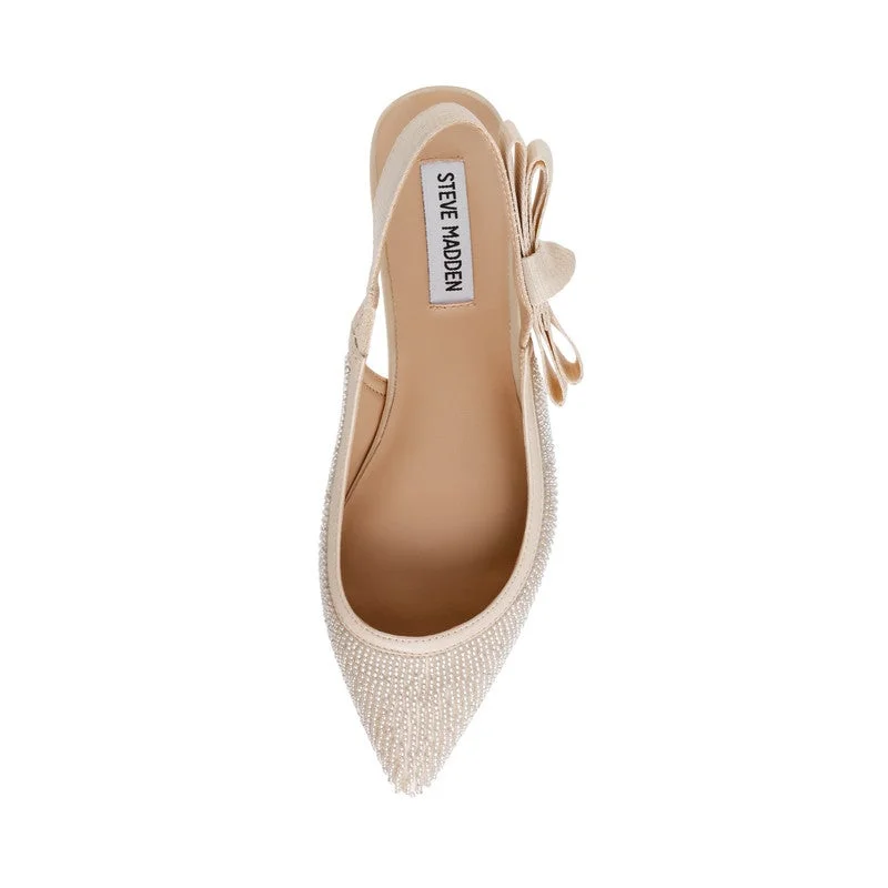 Steve Madden  Olyvia-B Ivory Women's Bow-Detail Flats for Women | Best Price UAE