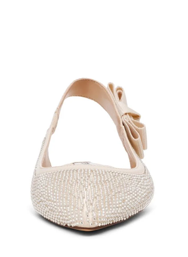 Steve Madden  Olyvia-B Ivory Women's Bow-Detail Flats for Women | Best Price UAE