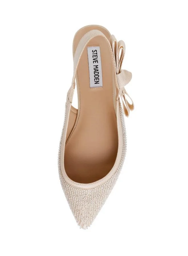 Steve Madden  Olyvia-B Ivory Women's Bow-Detail Flats for Women | Best Price UAE