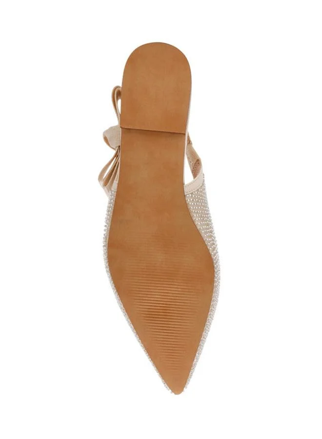 Steve Madden  Olyvia-B Ivory Women's Bow-Detail Flats for Women | Best Price UAE