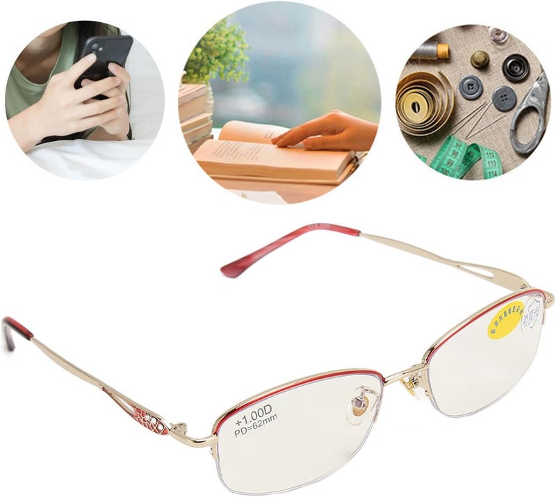 كلاراكو نظارات كلاركو، مانعة للضوء، مضادة لإجهاد العين والأشعة فوق البنفسجية، خفيفة الوزن، بدون إطار، مستطيلة الشكل، مناسبة للرجال والنساء، للقراءة والألعاب والتلفزيون والهواتف - Image 2