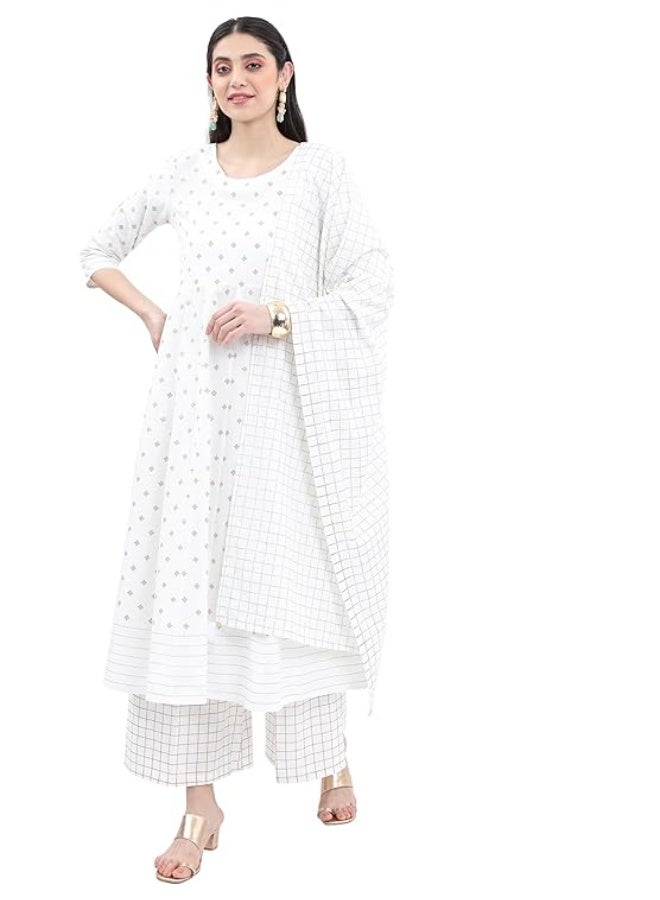 Vishudh Women's Ethnic Set | Regular Fit | Fashion Outfit | with Comfortable Wear - Image 1