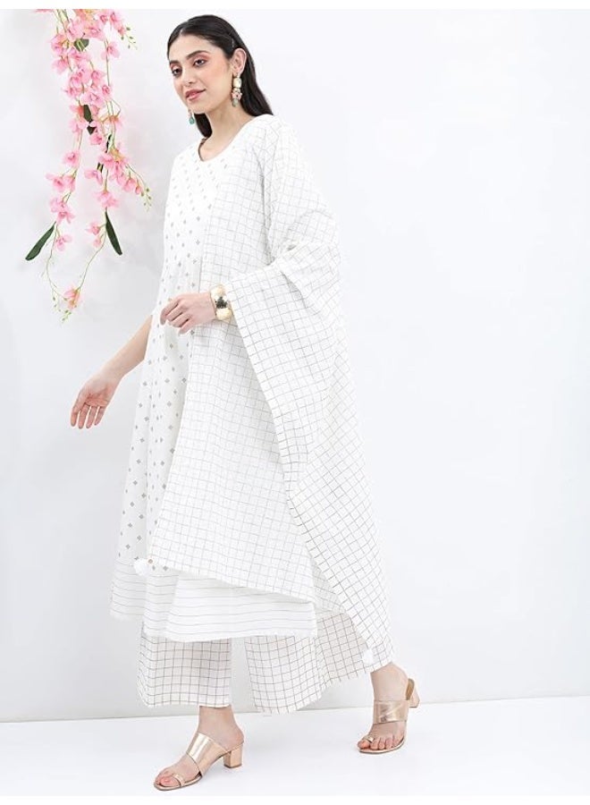 Vishudh Women's Ethnic Set | Regular Fit | Fashion Outfit | with Comfortable Wear - Image 3