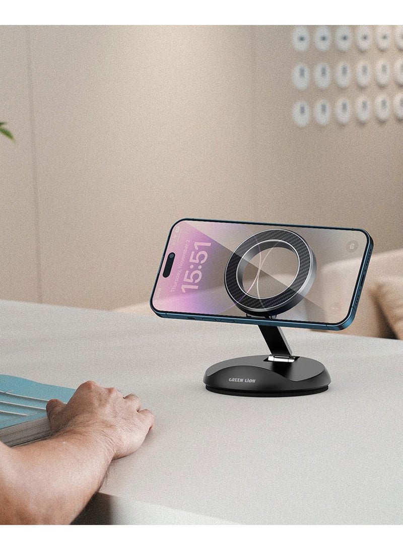 GREEN LION MagFix Car Phone Holder Secure & Stable Flexible Design Powerful Magnet- Black - Image 3