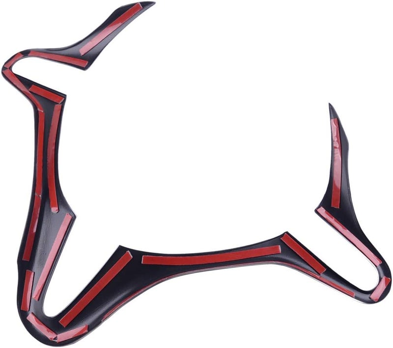 QASULER Carbon Fiber Steering Wheel Cover for Civic - Image 2