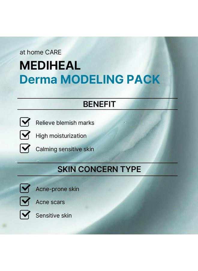 MEDIHEAL Derma Modeling Pack (Madecassoside) Relieving Blemish Marks For Clear Skin Easy Diy Home Spa Kits Hydrating Icy Jelly Mask For Skin Refreshment  - Image 4