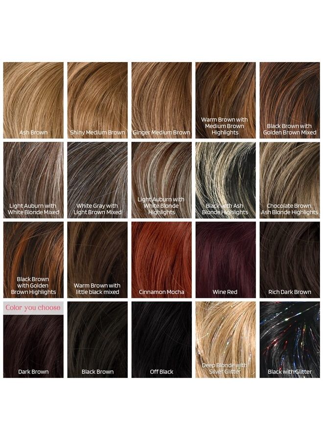 HOOJIH Messy Bun Hair Piece, Super Long Tousled Updo Hair Bun Extensions Wavy Hair Wrap Ponytail Hairpieces Hair Scrunchies with Elastic Hair Band for Women Girls - Dark Brown - Image 5