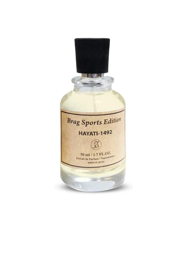براغ سبورت الطبعة حياتي 1492 1.7 أوقية | عطور للرجال والنساء | عطر عربي طويل الأمد | عطور رجالية ونسائية فاخرة | عطر العود المثالي للرجال