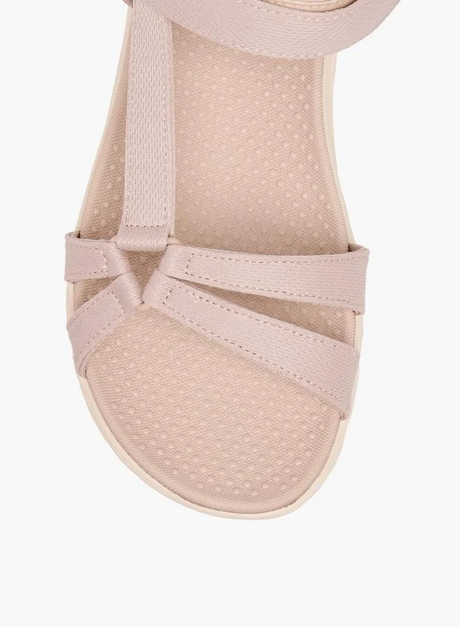 Xti BEIGE Women Hook & Loop Sandals for Women | Best Price UAE