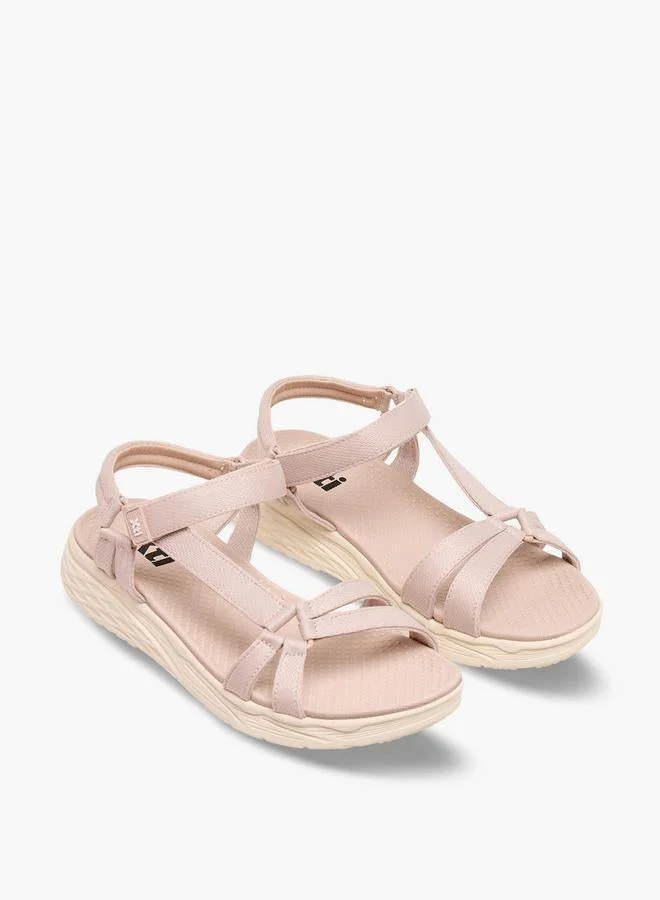 Xti BEIGE Women Hook & Loop Sandals for Women | Best Price UAE