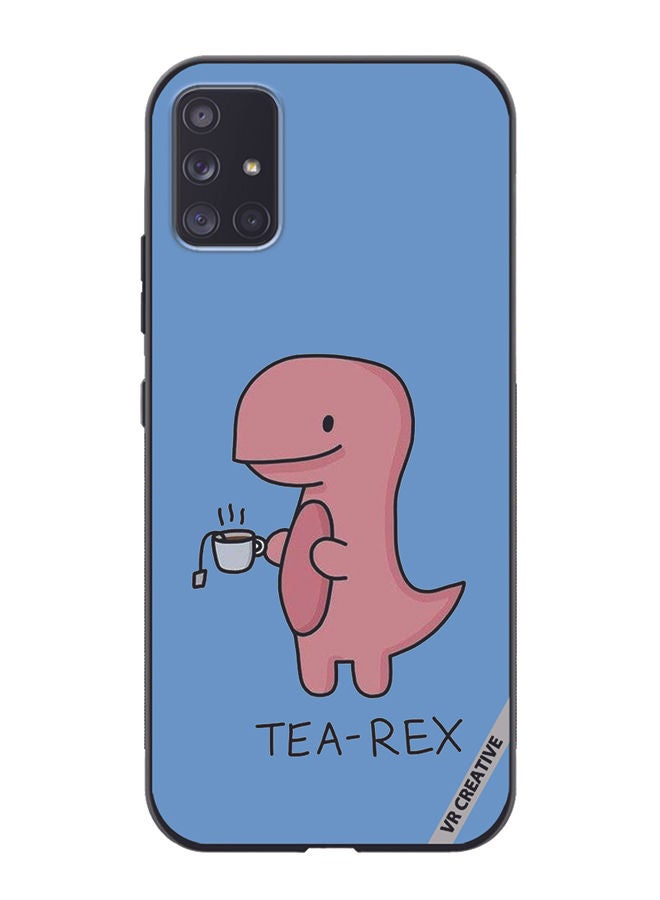 VR CREATIVE Protective Case Cover For Samsung Galaxy A51 5G Tea Rex Design Multicolour - Image 1