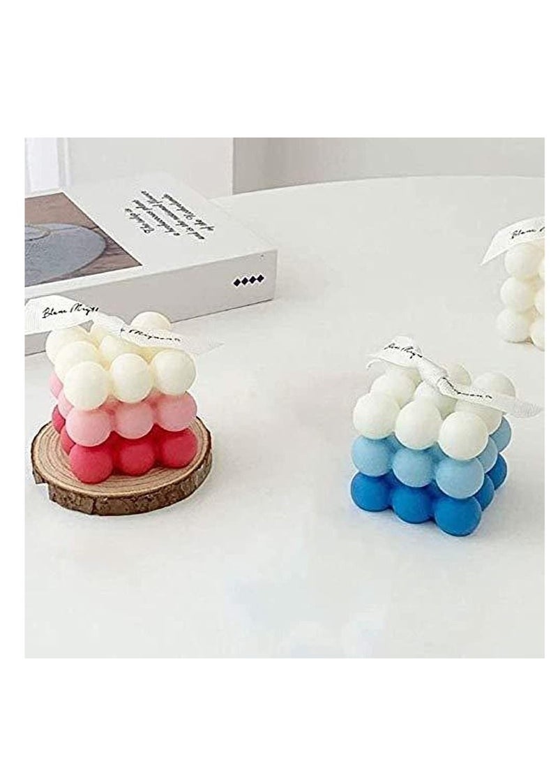 SYOSI 2 Pack Candle Moulds, Silicone Candle Moulds, Candle Making Kit Supplies, Silicone Mould for Handmade Candle Soap Cake Mousse Ice Cream  - Image 3