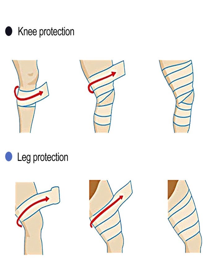 Ymiko Foam Underwrap, Foam Underwrap Sports Wrap Mutifunctional Foam Underwrap Sports Foam Pre Wrap Athletic Tape for Elbow Knees Ankles(blue) - Image 3