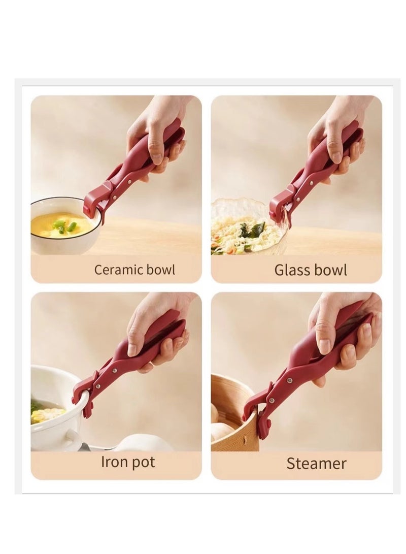 Silicone Bowl Clip Non-Slip Clip, Microwave Oven Insulation Clip - Image 2