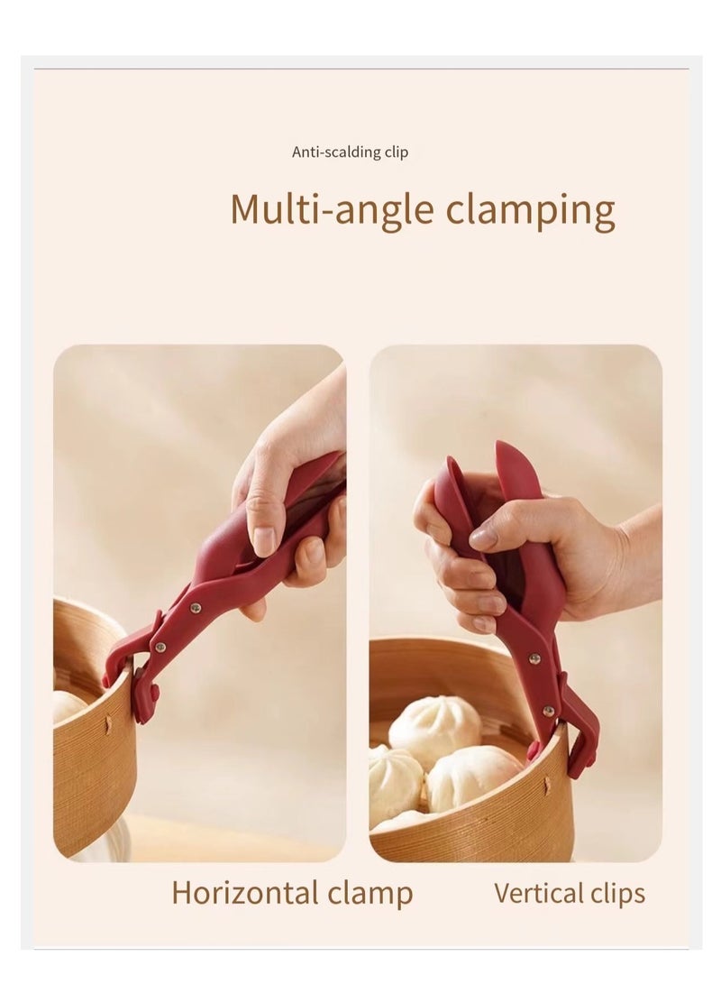 Silicone Bowl Clip Non-Slip Clip, Microwave Oven Insulation Clip - Image 4