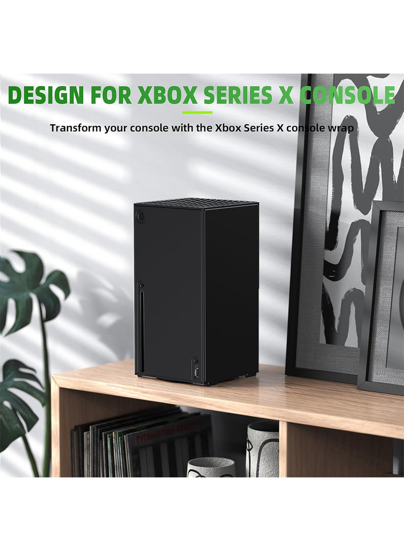 Magnetic Smart Wraps for Xbox Series X Console, Full Protection Protective Cover Case for Xbox Series X Accessories with Premium PU Leather and Soft Inner Lining - Image 5
