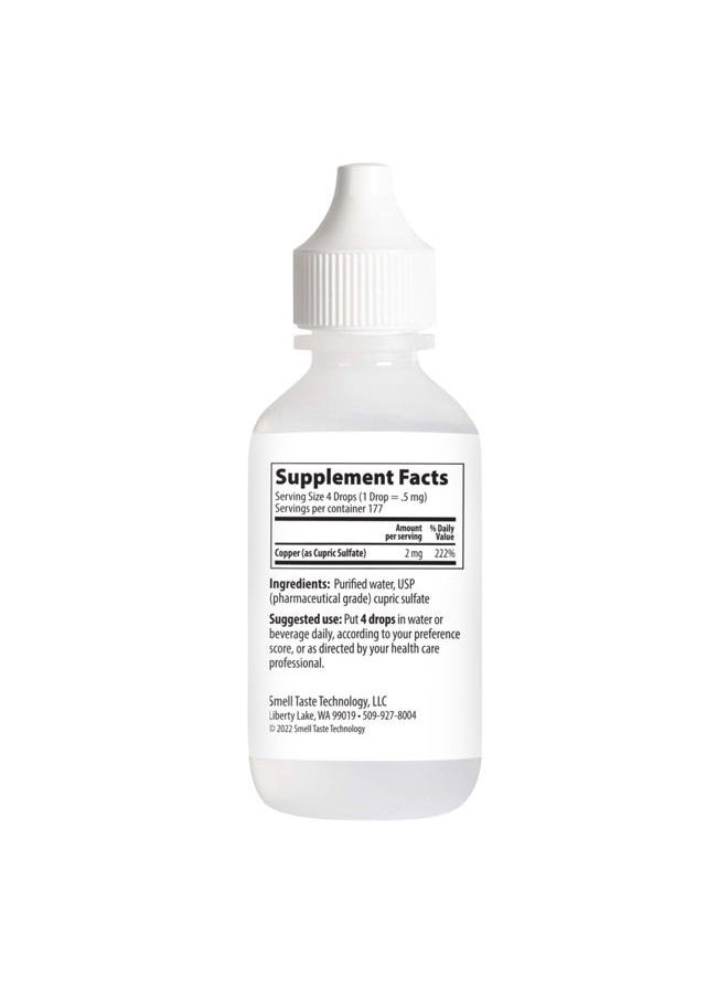 SENSEable Supplements Taste N' Score Copper Liquid Ionic Supplement; 100% Pure; 2 mg; 177 Servings  - Image 2